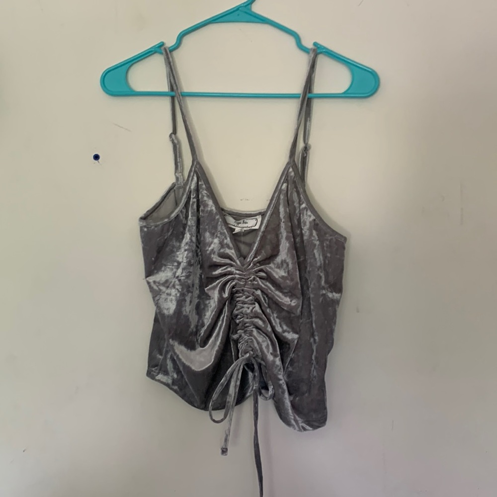 Velvet tank top